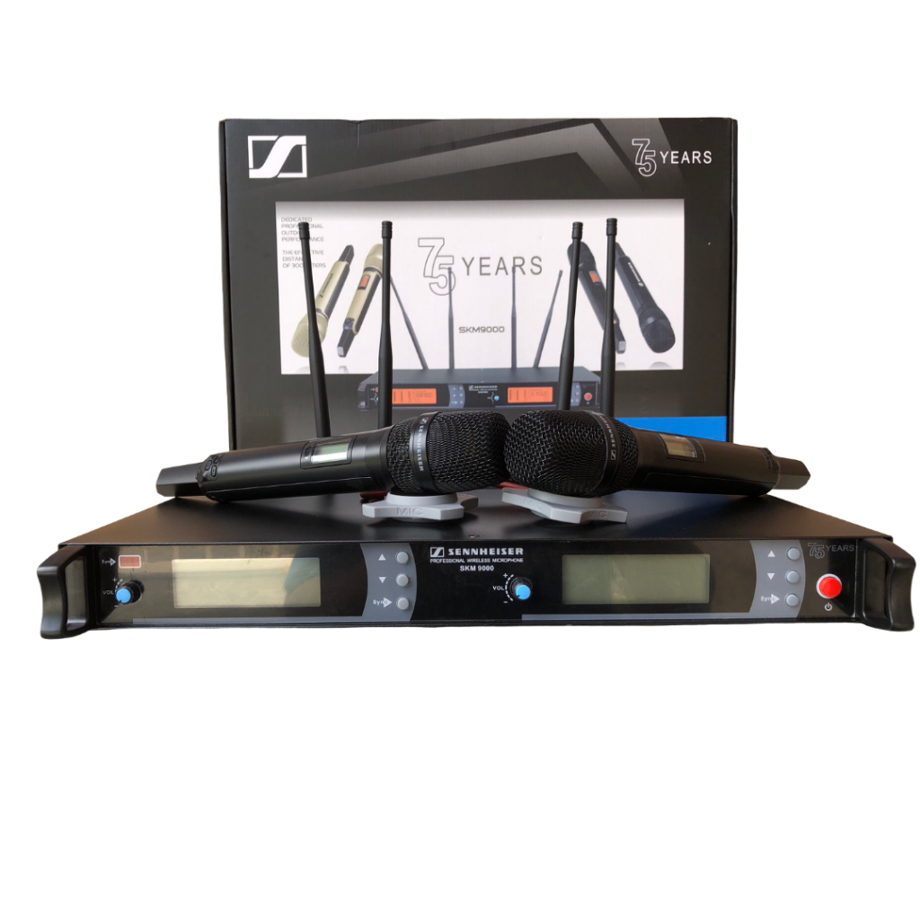 ไมค์ลอย ไมโครโฟนไร้สาย wireless microphone sennheiser skm 9000 เครื่องเสียงกลางแจ้ง มืออาชีพ