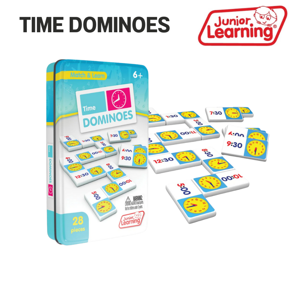 [พร้อมส่งจากไทย] Time Dominoes ของแท้ นำเข้าจาก USA โดมิโน ของเล่นเพื่อการศึกษา