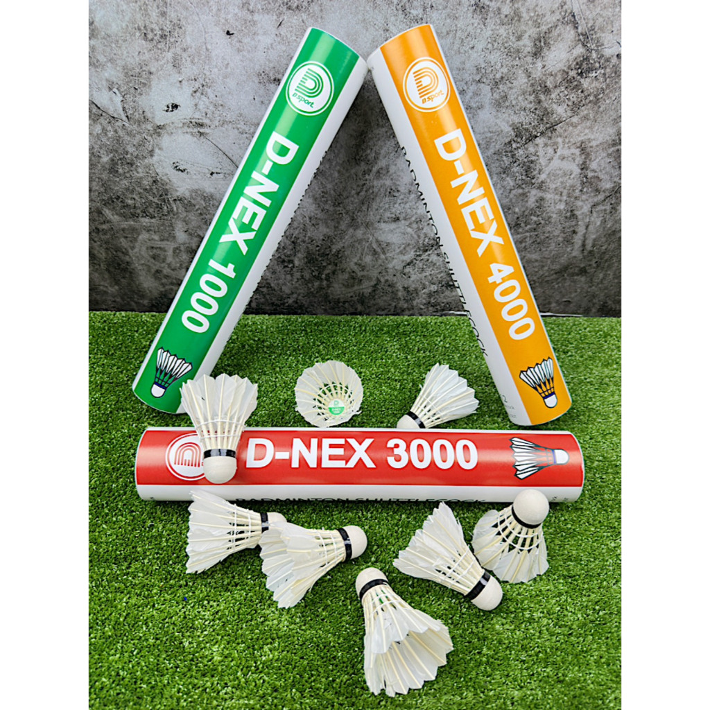 ลูกแบดมินตัน ลูกขนไก่ รุ่น D-NEX1000 D-NEX2000 D-NEX3000 D-NEX4000 ฝึกซ้อม