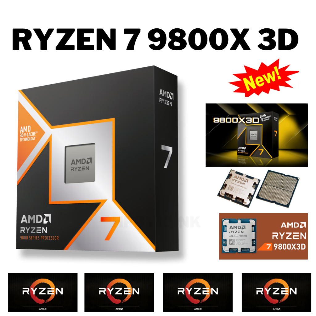AMD Ryzen™ 7 9800X3D  (TRAY) Desktop Processor