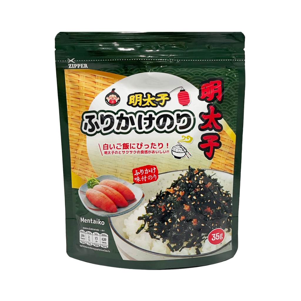 แดพุง สาหร่ายโรยข้าว ผสมไข่ปลาปรุงรส Daepoong Dried Laver With Pollack Roe 35 กรัม ไซส์ใหญ่กว่าเดิม!
