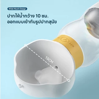 Doge&Orange พร้อมส่ง ที่ให้น้ำสัตว์เลี้ยงแบบพกพา ขวดน้ำสัตว์เลี้ยง กระบอกน้ำสัตว์เลี้ยง แบบหมุนสะดวก MIP164