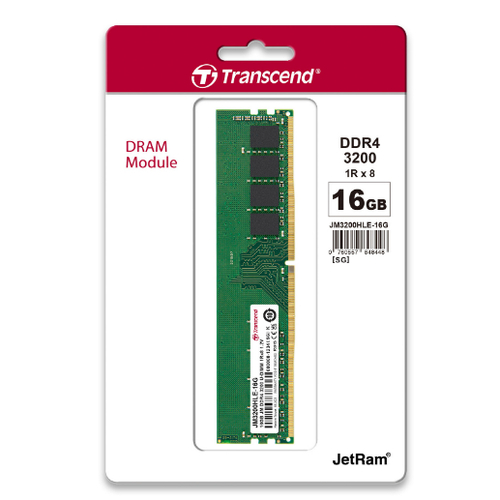 Transcend RAM-PC DDR4-3200 U-DIMM 16GB (TCN-JM3200HLE-16G) | ประกัน LifeTime