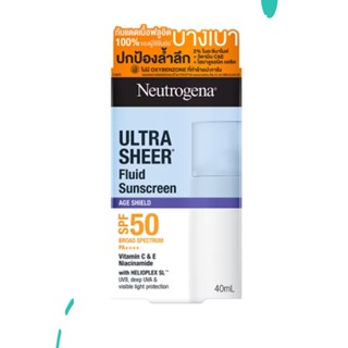 Neutrogena Neutrogena Ultra Sheer Fluid Sunscreen Age Shield…
