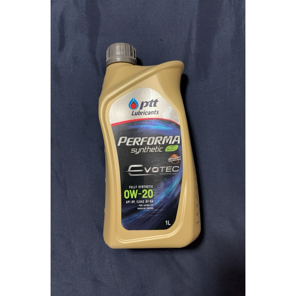 น้ำมันเครื่อง PTT Performa Synthetic 0W-20 (Fully Synthetic) ขนาด 1 ลิตร