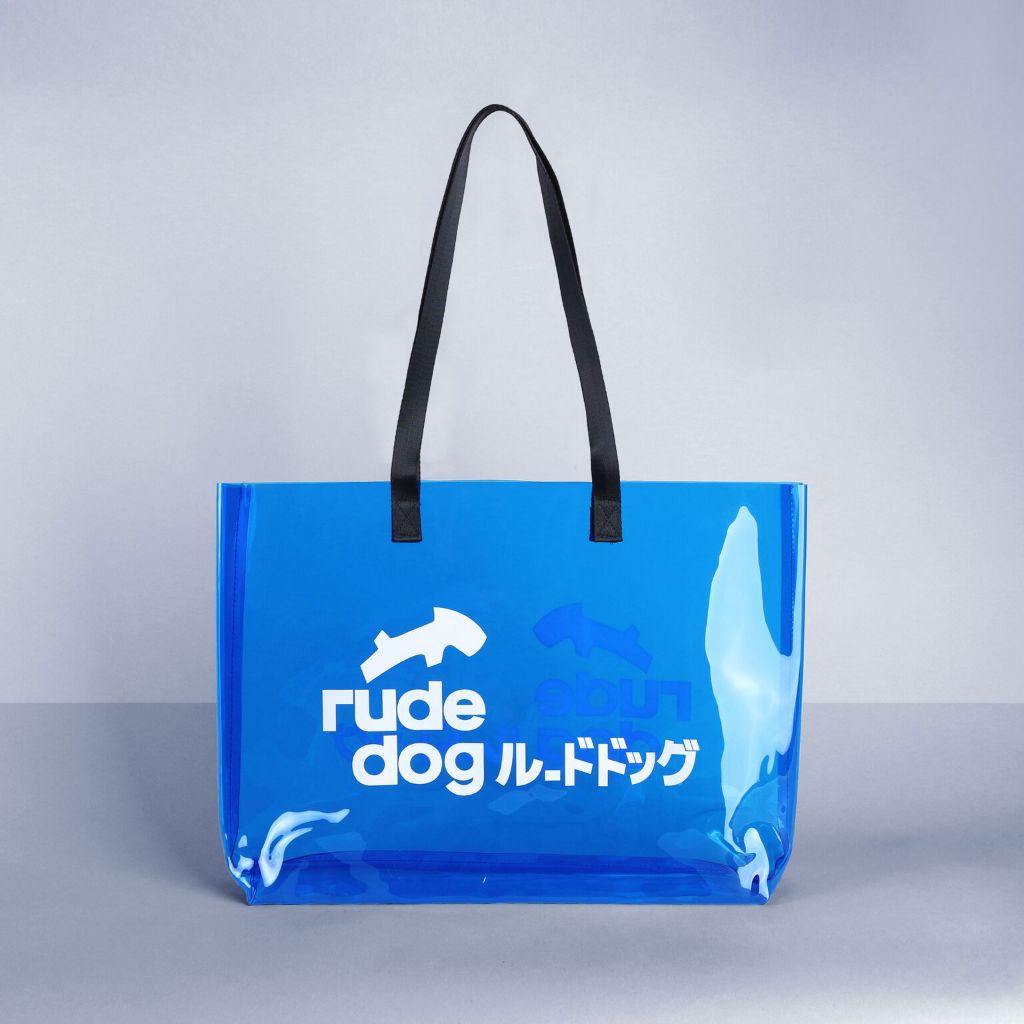 Rudedog  กระเป๋าพลาสติกใส รุ่น Eco Dog Bag สีฟ้า