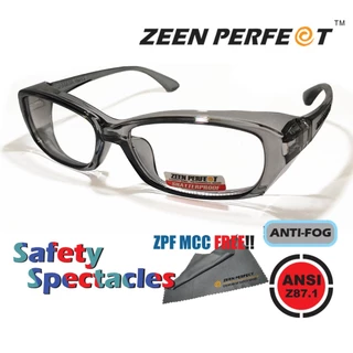 แว่นเซฟตี้ ZEEN PERFECT Sporty design ถอดเปลี่ยนเลนส์สายตาได้ เลนส์ป้องกัน UV400