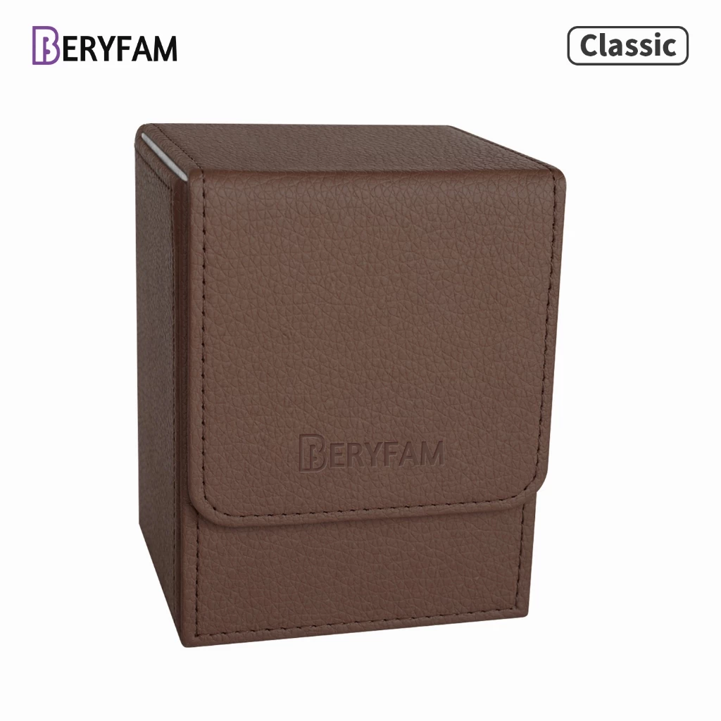 BERYFAM กล่อง DECK ใส่การ์ด 100+ หนัง PU แรงแม่เหล็ก สะสมการ์ด Deck Box โปเกมอน ยูกิโอ Blueberry thumbnail 9