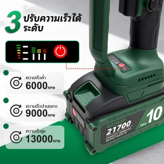 TANZU เครื่องเจียรไฟฟ้า 5 นิ้ว 125mm ปรับสปีดได้ มอเตอร์แรง ใช้ตัด เจียร ขัด เหล็ก ไม้ TZ-AG125