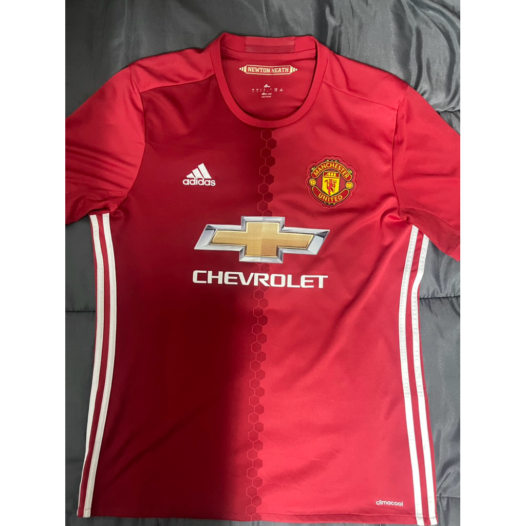 🔴 Manchester United Home 2016/17  👕 Size: L 44-46   💯สภาพ: 9/10  🏆ปีแชมป์ EFL Cup, Europa league  💸 