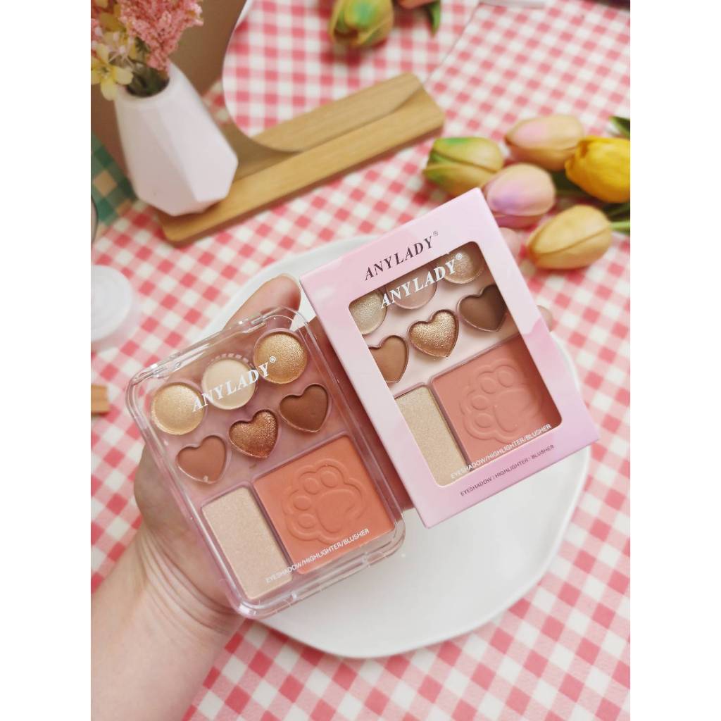 🌈Kiss Beauty Anylady Eyeshadow & Blusher & Highlighter