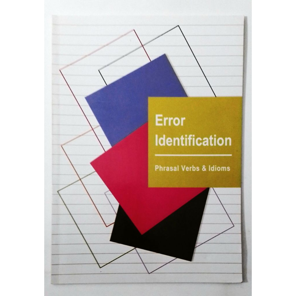 Error Identification Phrasal Verbs & ldioms