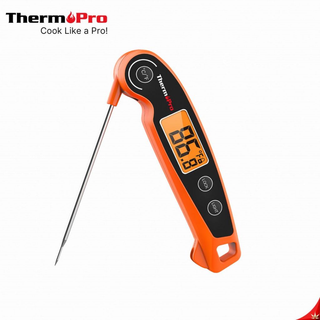 ThermoPro TP605 เครื่องวัดอุณหภูมิอาหารดิจิทัล Instant Read Meat Thermometer รุ่นTP605