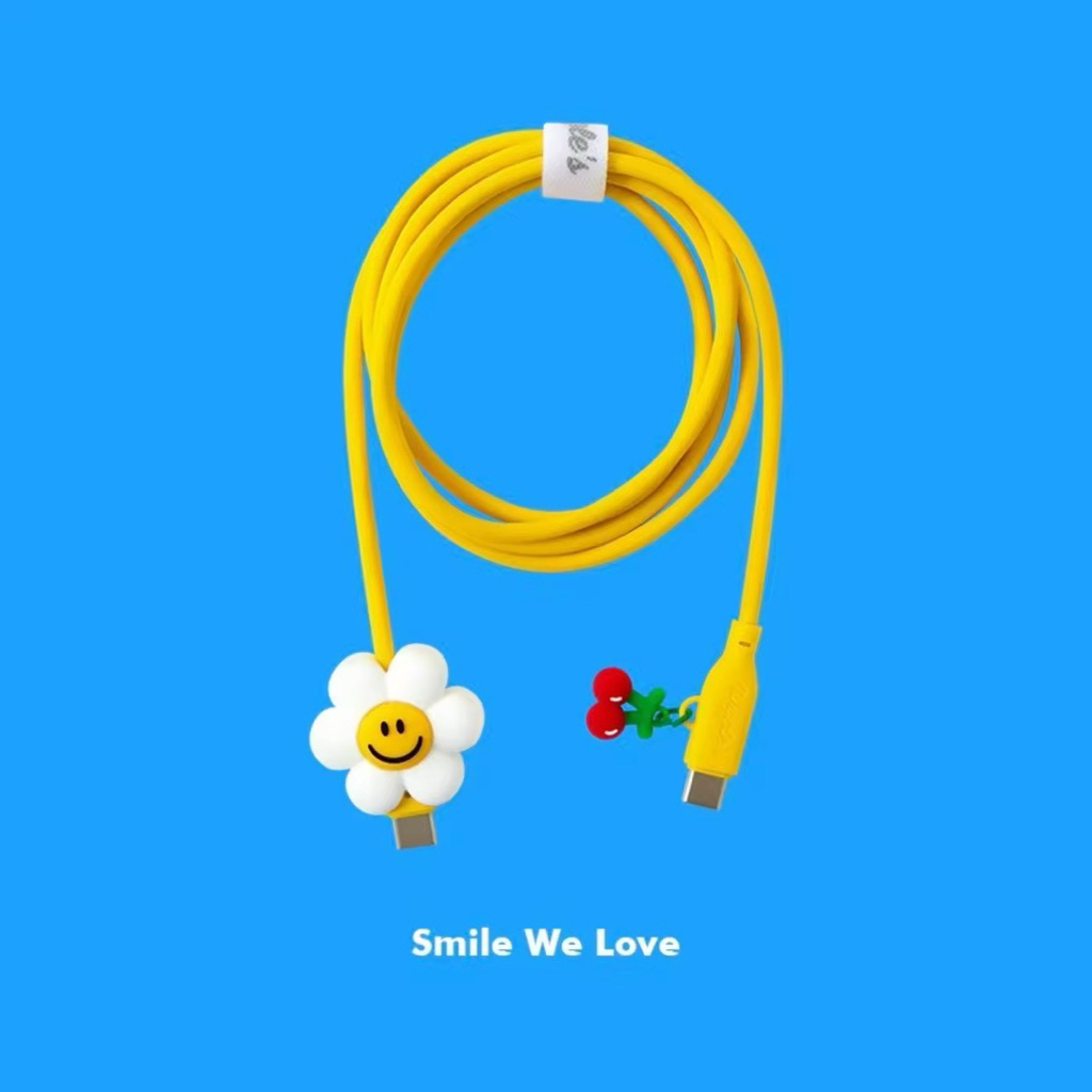 𝗪𝗶𝗴𝗴𝗹𝗲 𝗪𝗶𝗴𝗴𝗹𝗲 𝗧𝘆𝗽𝗲 𝗖 𝘁𝗼 𝗖 𝗙𝗮𝘀𝘁 𝗖𝗵𝗮𝗿𝗴𝗲 🌈 ปลั๊กไฟ Universal เชื่อมต่อได้ทุกที่ เป็นรุ่นฟาสชาร์จ สายชาร์จเร็ว