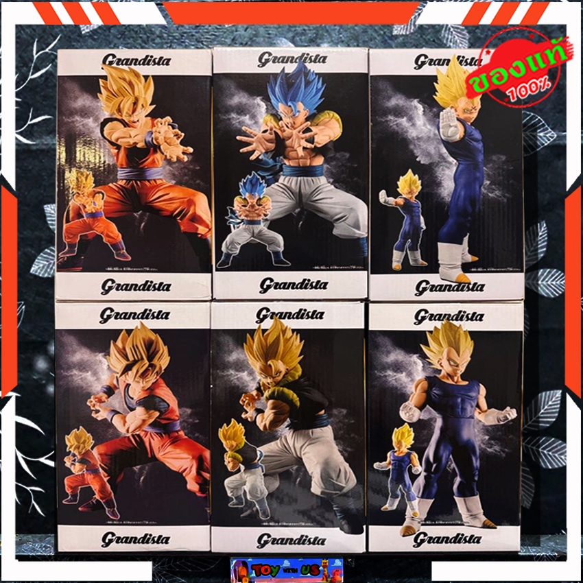 BANDAI FIGURE: DRAGON BALL / ดราก้อนบอล - GRANDISTA - SON GOKU / GOGETA / VEGETA / MAJIN VEGETA
