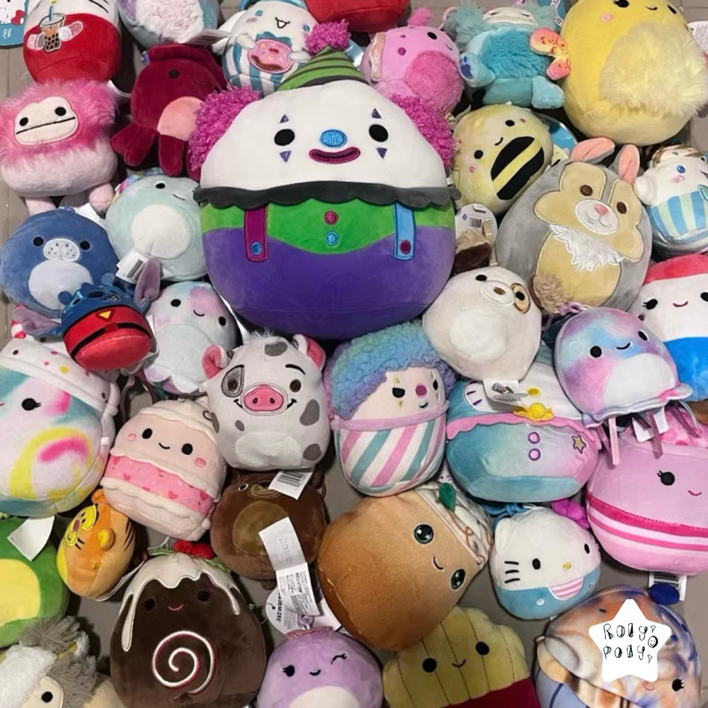 ตุ๊กตา squishmallows 💖มาชเมลโล่ disney  สควิชเมลโล่ squishmallow พวงกุญแจ kitty Sanrio