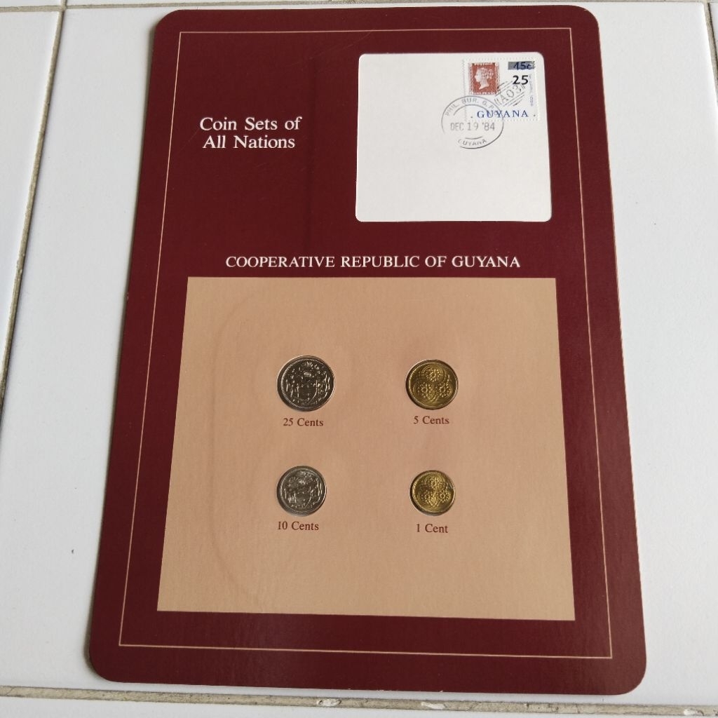 Guyana แสตมป์และเหรียญ ปี 1985