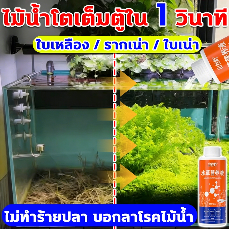 ปุ๋ยเหลวตู้ปลา ไม่ทำร้ายปลา อาหารน้ำสำหรับต้นไม้น้ำ ไม้น้ำโตเต็มตู้ใน 1 วินาที น้ำยาบำรุงพืชน้ำ บอกลาโรคไม้น้ำ
