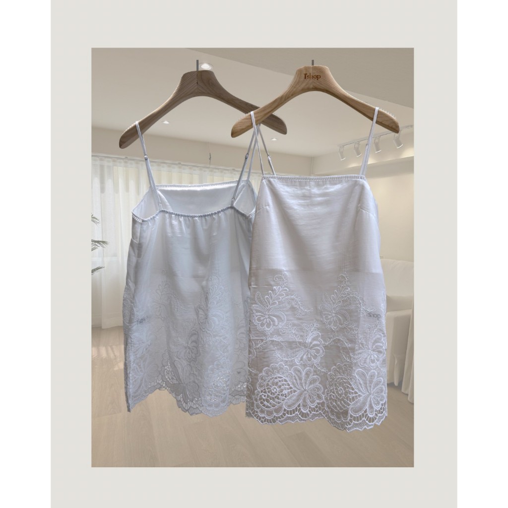 tshop เสื้อลูกไม้ White pearl (เฉพาะเสื้ออย่างเดียวค่ะ)