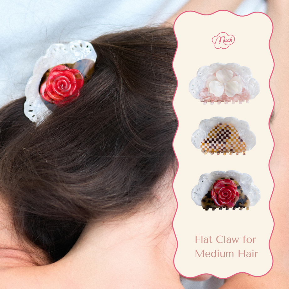 พร้อมส่ง VARY MUCH  กิ๊บติดผม Hair Claw & Hair Clip Original design VARYMUCH by VARYWELL FLORAL LACE