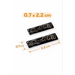 สติ๊กเกอร์ Stage6 R/T  ขนาด 0.7x2.2 cm | สติ๊กเกอร์ติดโช๊ค ต…