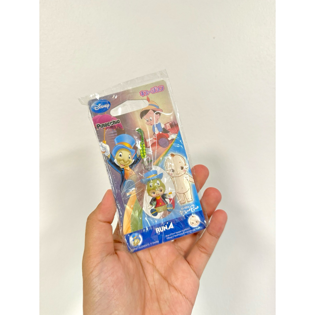 พวงกุญแจ Disney Jiminy x Kewpie งานคอลเก่า หายากเเล้วน้า งานลิขสิทธิ์แท้จากญี่ปุ่น🇯🇵