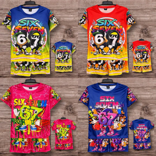 ชุดเด็ก ชุดเด็กพิมพ์ลายเสื้อ+กางเกง