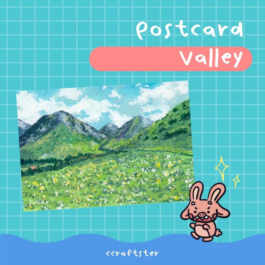 ccraftster – โปสการ์ดแต่งห้อง postcard ลายภูเขา ภาพวาด ภาพแต่งห้อง ของตกแต่ง ของขวัญ ราคา ถูกที่สุด ดีลบีเคเค แกลเลอรีภาพที่ 5