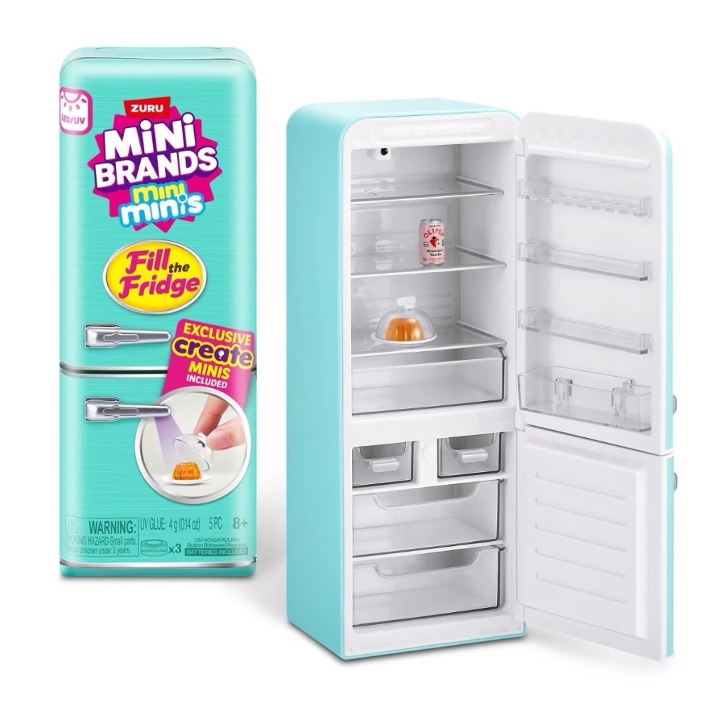Mini Brand Mini Fridge ตู้เย็นจิ๋ว เสมือนจริง ของแท้! ออกห้างที่ออสเตรเลีย