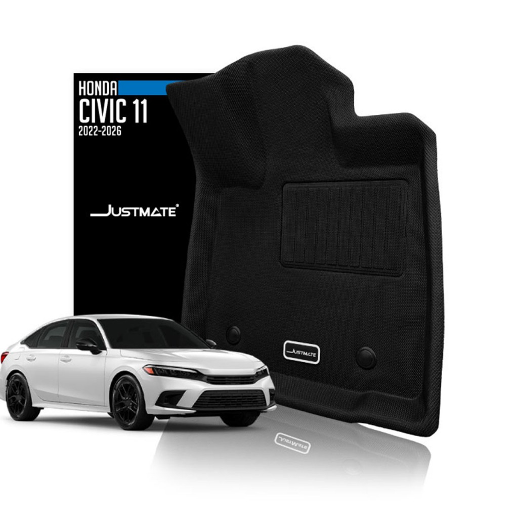 [JUSTMATE] HONDA พรมปูพื้นรถยนต์ CIVIC FE 2022 - 2026 e:HEV