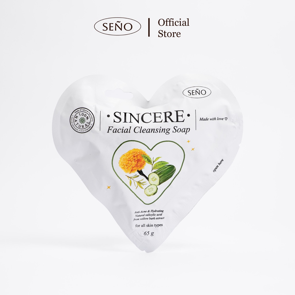 สบู่ซินเซีย สบู่ล้างหน้า ซินญอ (Sincere Facial Cleansing Soap)
