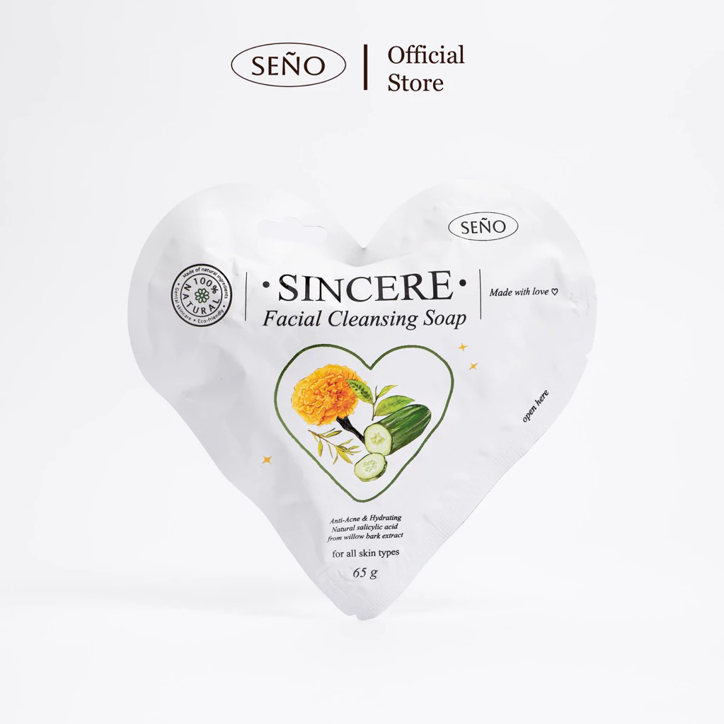 สบู่ซินเซีย สบู่ล้างหน้า ซินญอ (Sincere Facial Cleansing Soap)