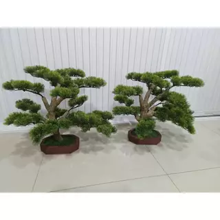 ต้นบอนไซ สูง40-45ซม.ต้นไม้ปลอม ต้นไม้ประดิษฐ์ Leeartplants