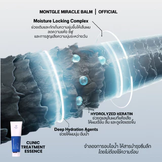 Montgle Miracle Balm ทรีทเม้นท์บำรุงผมแห้งเสีย แบบไม่ต้องหมัก ไม่ต้องล้างออก จากประเทศเกาหลี