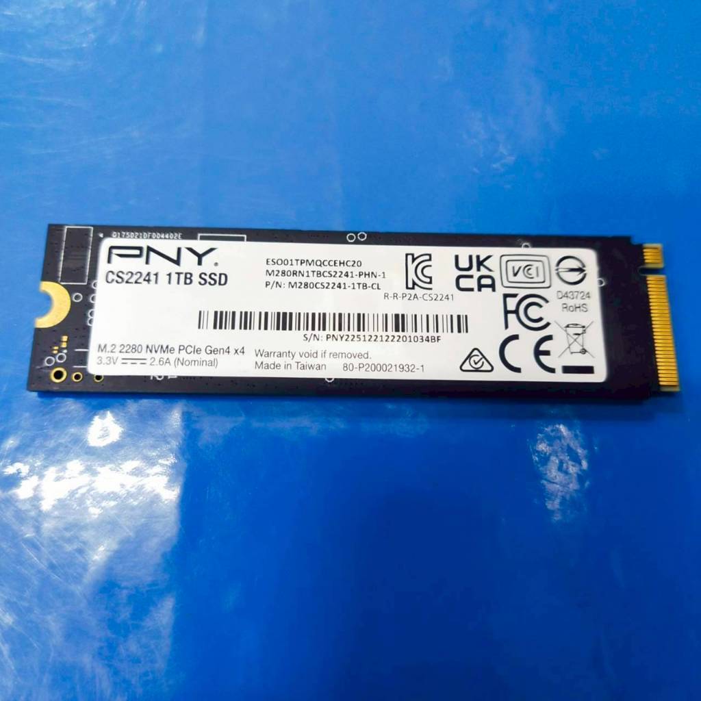 SSD  M.2  NVME  1TB  PNY  CS2241  Pcle  4.0  ประกัน  Advice  28/02/2028