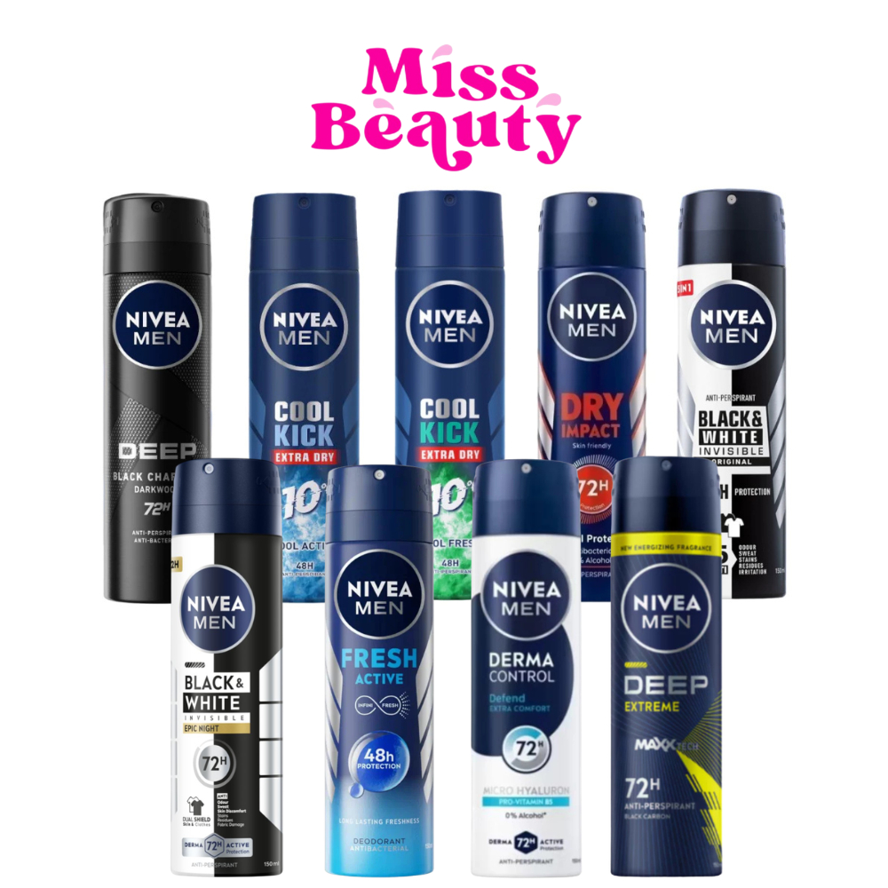 (ขวดสเปรย์) Nivea Men นีเวีย เมน สเปร์ย 50/150 มล