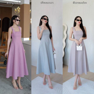 Top 1 💕พร้อมส่ง มีสีใหม่💕เดรสเจ้าหญิง ขายดี INTUON ชุดไปงานแต่ง ออกงาน ถ่ายพรี #9232 T-SHIRTNISTA