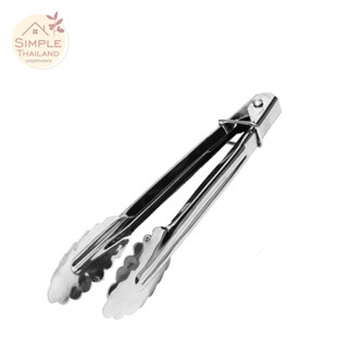 ที่คีบอาหาร ที่คีบสแตนเลส ที่คีบจับอาหารปลายมน ที่คีบ กันควา…