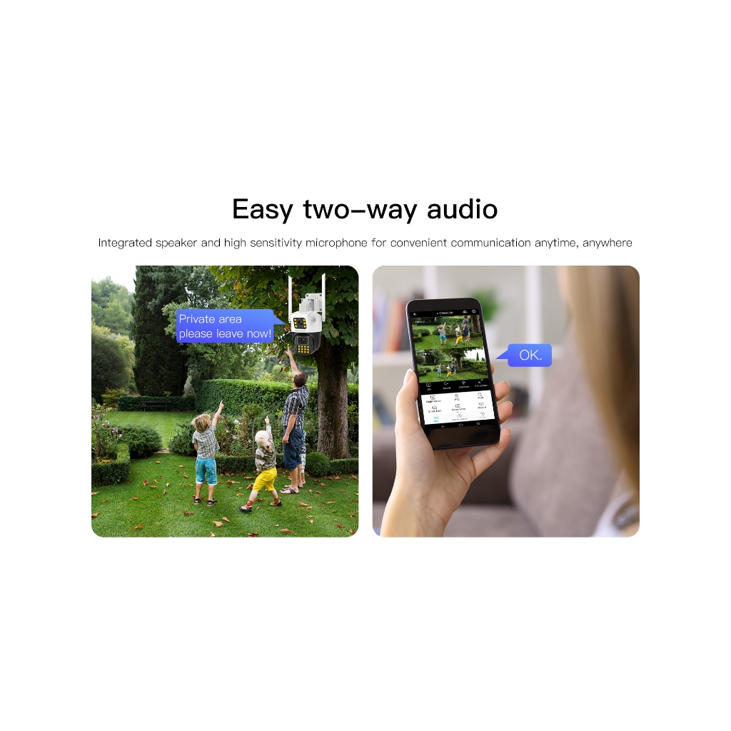 Vstarcam CG663DR SIM 4G กล้อง IP IP Camera ปลุกไซเรนติดตามอัตโนมัติไฟแฟลชกล้องวงจรปิด - รูปที่ 6