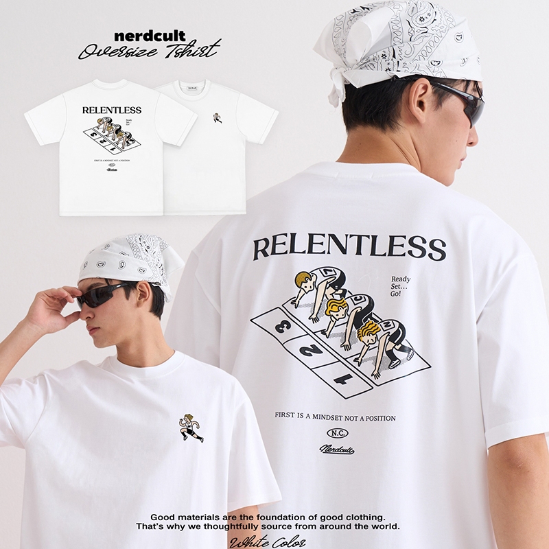 NERDCULT | Relentless Graphic TEE | RELAX CUT™ (เสื้อยืดทรงหลวม)