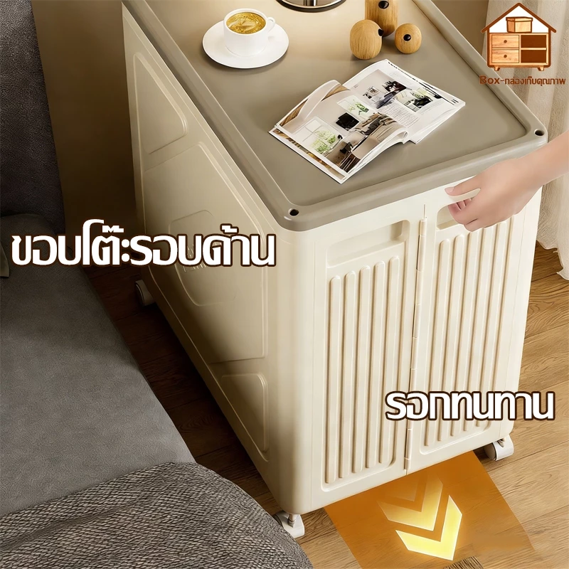 กล่องเก็บของพับขนาดใหญ่พิเศษ กล่องของเล่นพับขนาดใหญ่ 220L ใช้ในร่ม เก็บของอเนกประสงค์ วางซ้อนกันได้ thumbnail 8
