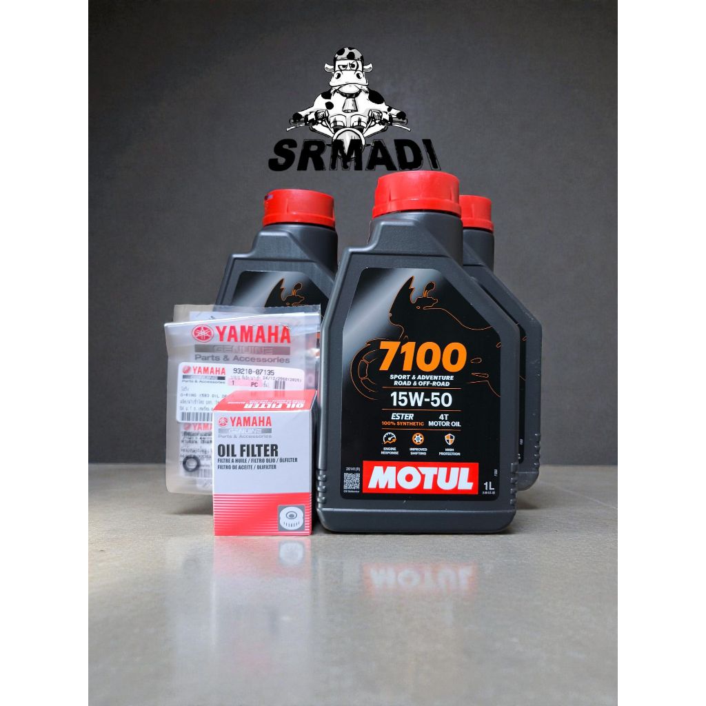 น้ำมันเครื่องMOTUL 7100 15W-50 4T สังเคราะห์แท้100%