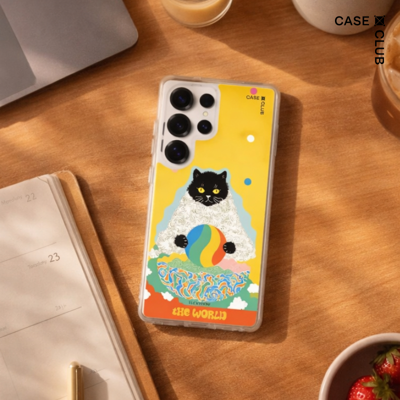 CaseClub เคส ซัมซุง เคส Samsung Galaxy S / Galaxy Z / Galaxy A ลาย LuckyDose The World จักรวาลแห่งความสำเร็จ