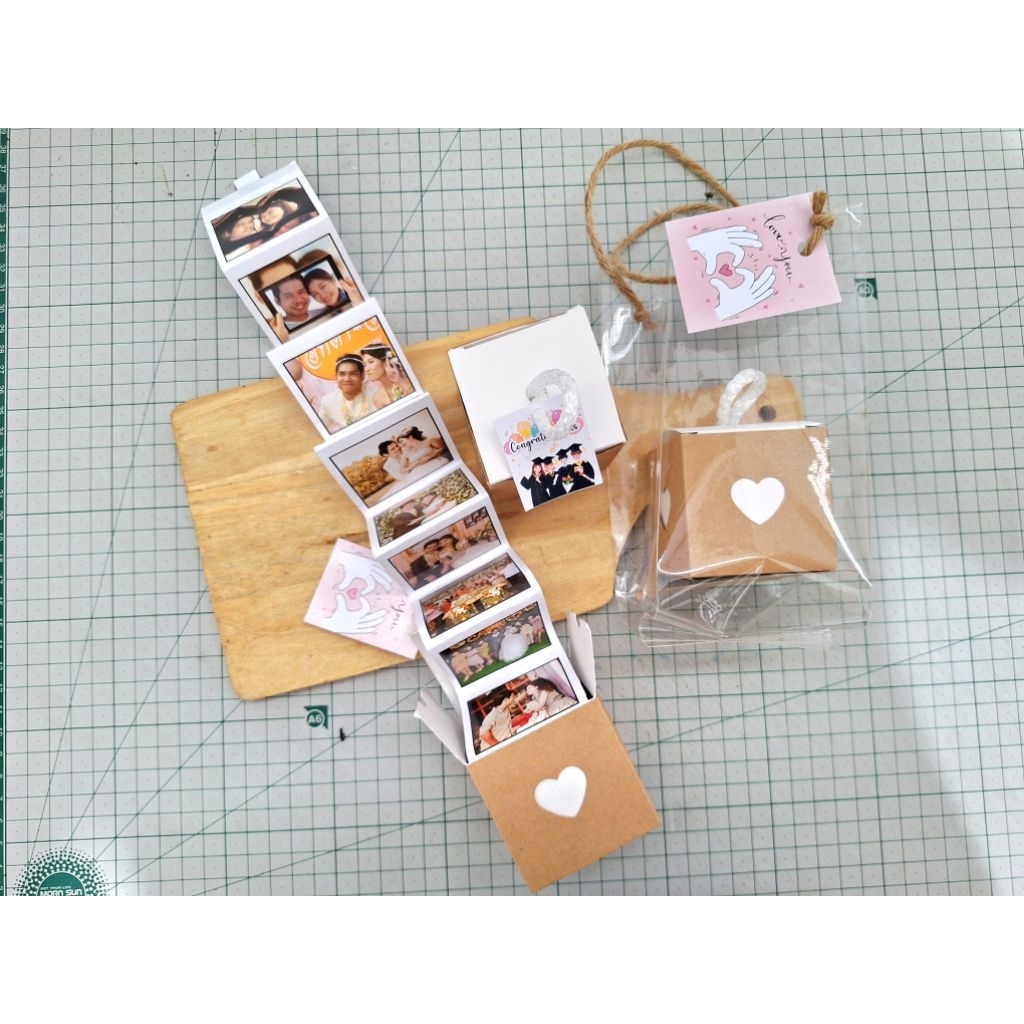 ของขวัญปัจฉิม กล่องเก็บความทรงจำ Photo box กล่องใส่รูป ของขวัญวันครบรอบของขวัญวันเกิด ของขวัญให้แฟน วาเลนไท ไม่มีขั้นต่ำ - รูปที่ 7