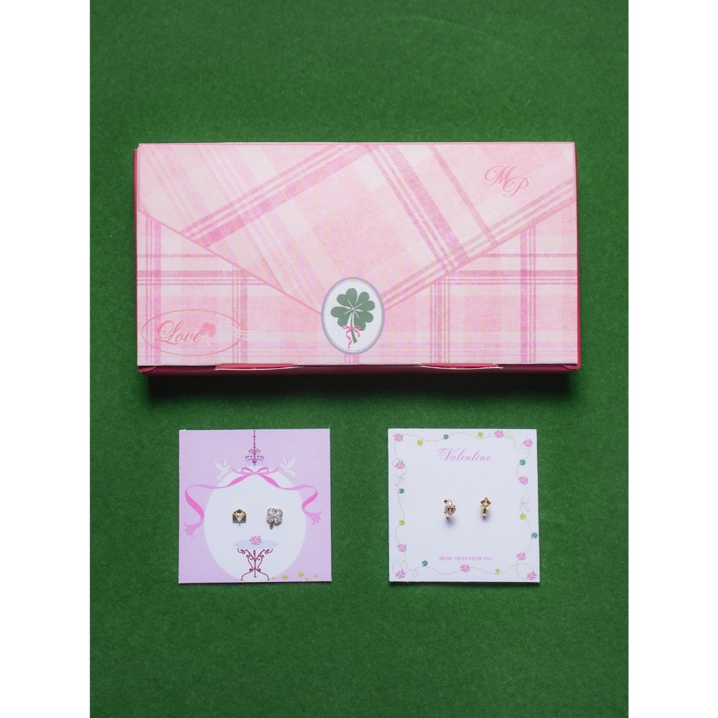 More Than Piercing: Love & Luck Set *waterproof* (4 pcs) จิวหู/ต่างหู