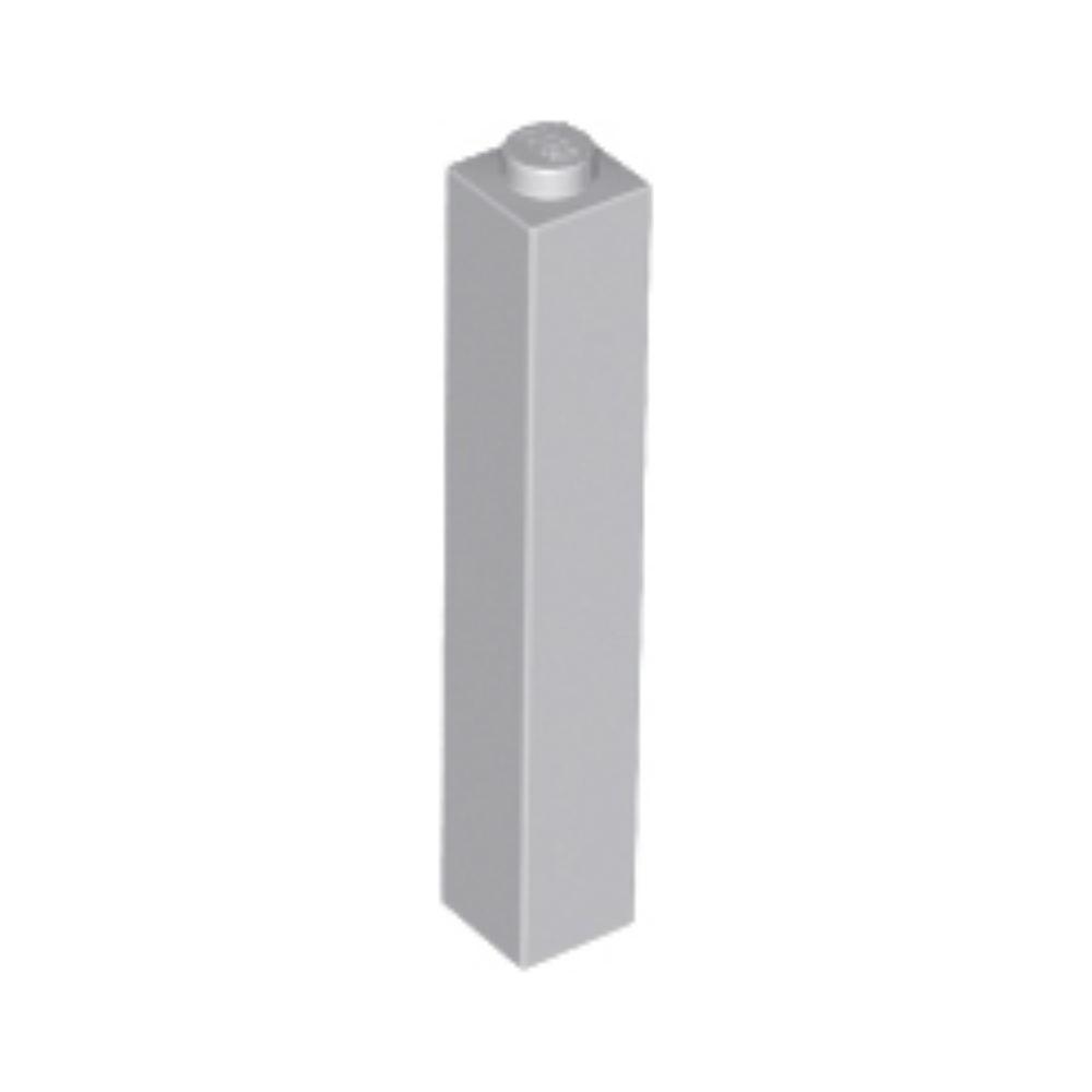 [233] ชิ้นส่วนเลโก้ Lego Part Brick 1 x 1 x 5 - Solid Stud (2453b) ราคา/ชิ้น