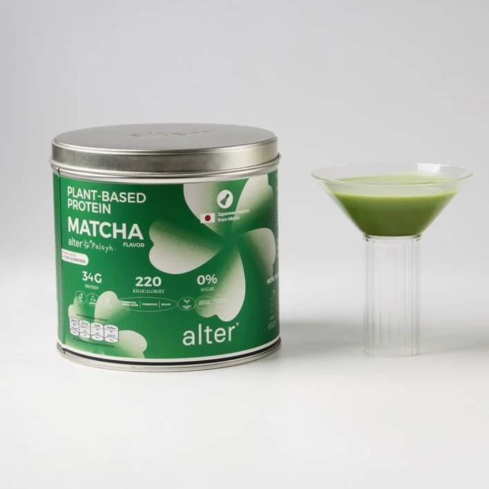Alter matcha x PaloyH plant-based protein โปรตีนพืช รส มัทฉะ โปรตีนพืช โปรตีน 1 กระปุก thumbnail 7