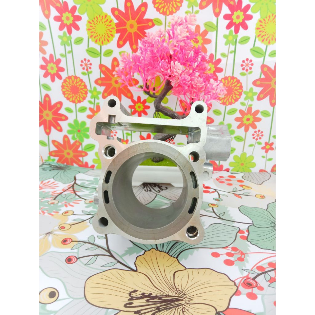 เสื้อสูบเปล่า PCX 160 LEAD giorno 60 61 62 66 (P) (บ่าเต็มปลอกยาว) พร้อมเจาะรูน้ำท้าย ปลอกยาวกว่าเดิ