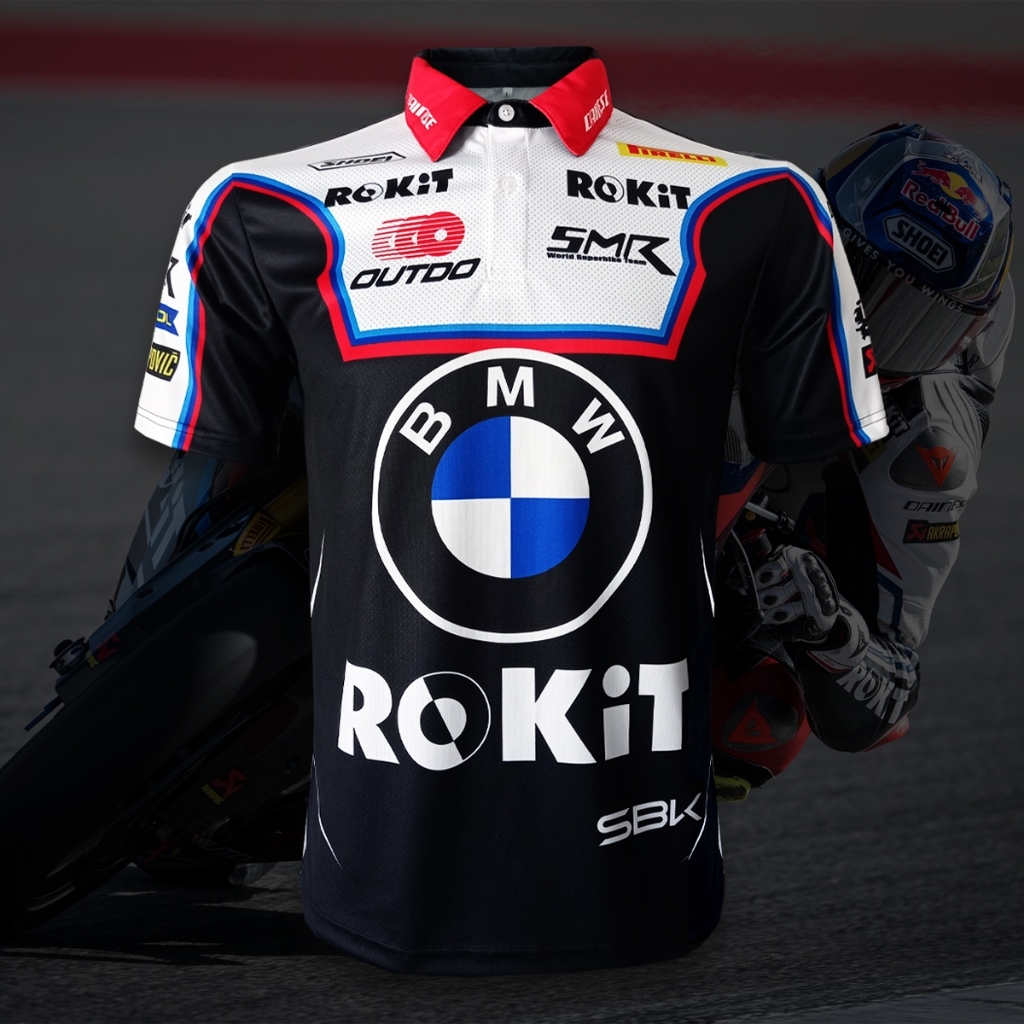 เสื้อPolo MotoGP เสื้อโปโลทีม BMW โมโตราร์ด 2025 #WB0042 รุ่น โทปราค ราซกัตลิโอกลู #1 แชมป์โลกWSBKล่