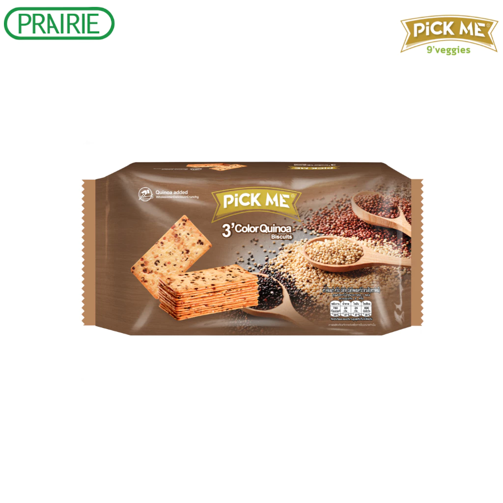 พิคมี ทรี คัลเลอร์ ควินัว บิสกิต 180 กรัม / Pick Me 3' Color Quinoa Biscuits 180g